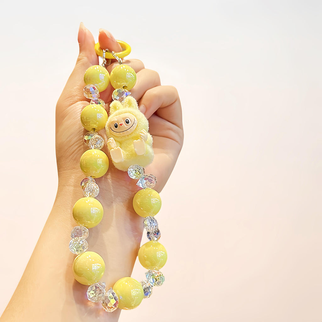 cute keychain bag ram/beaded keychains/phone chain/fashion accesory/cute toys/key charm/bag accessories bag lanyard