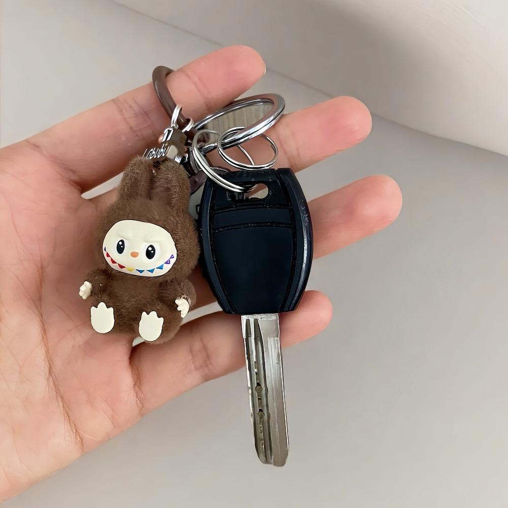 Fashion key rings cute keychain for Hand bag car backpark teddy kawaii accessories gift beaded keychains phone trap toys clips handmade lanyard