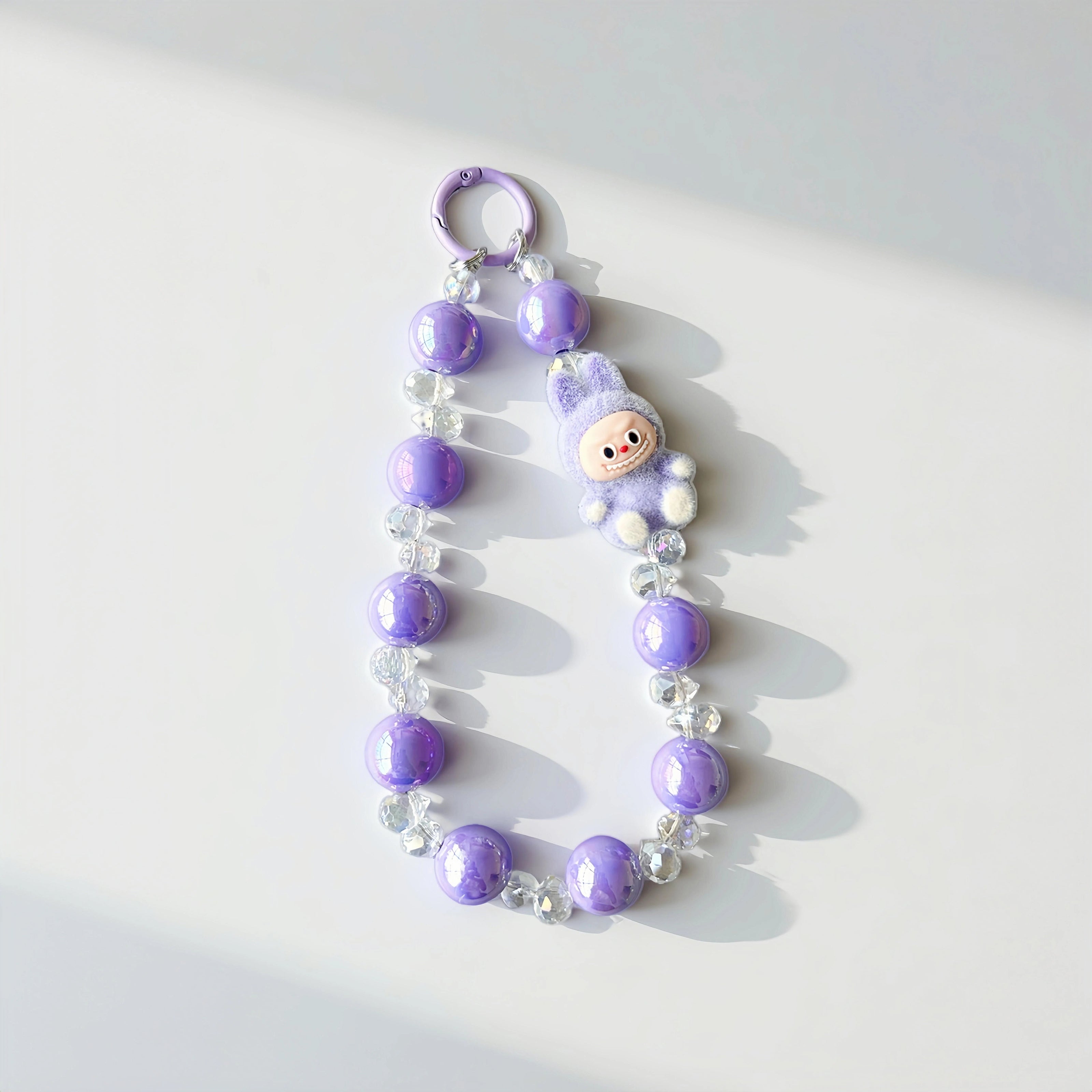 cute keychain bag ram/beaded keychains/phone chain/fashion accesory/cute toys/key charm/bag accessories bag lanyard