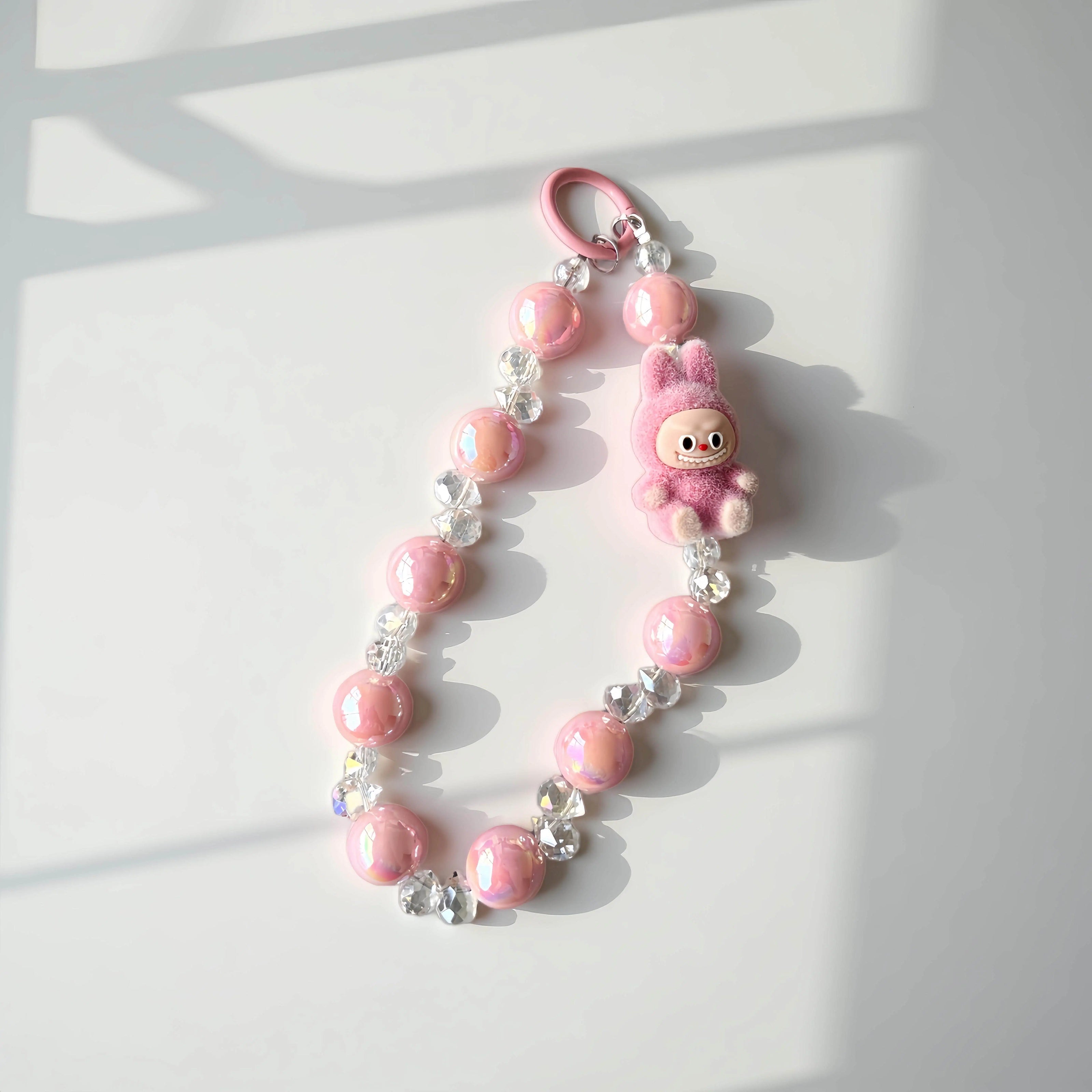 cute keychain bag ram/beaded keychains/phone chain/fashion accesory/cute toys/key charm/bag accessories bag lanyard