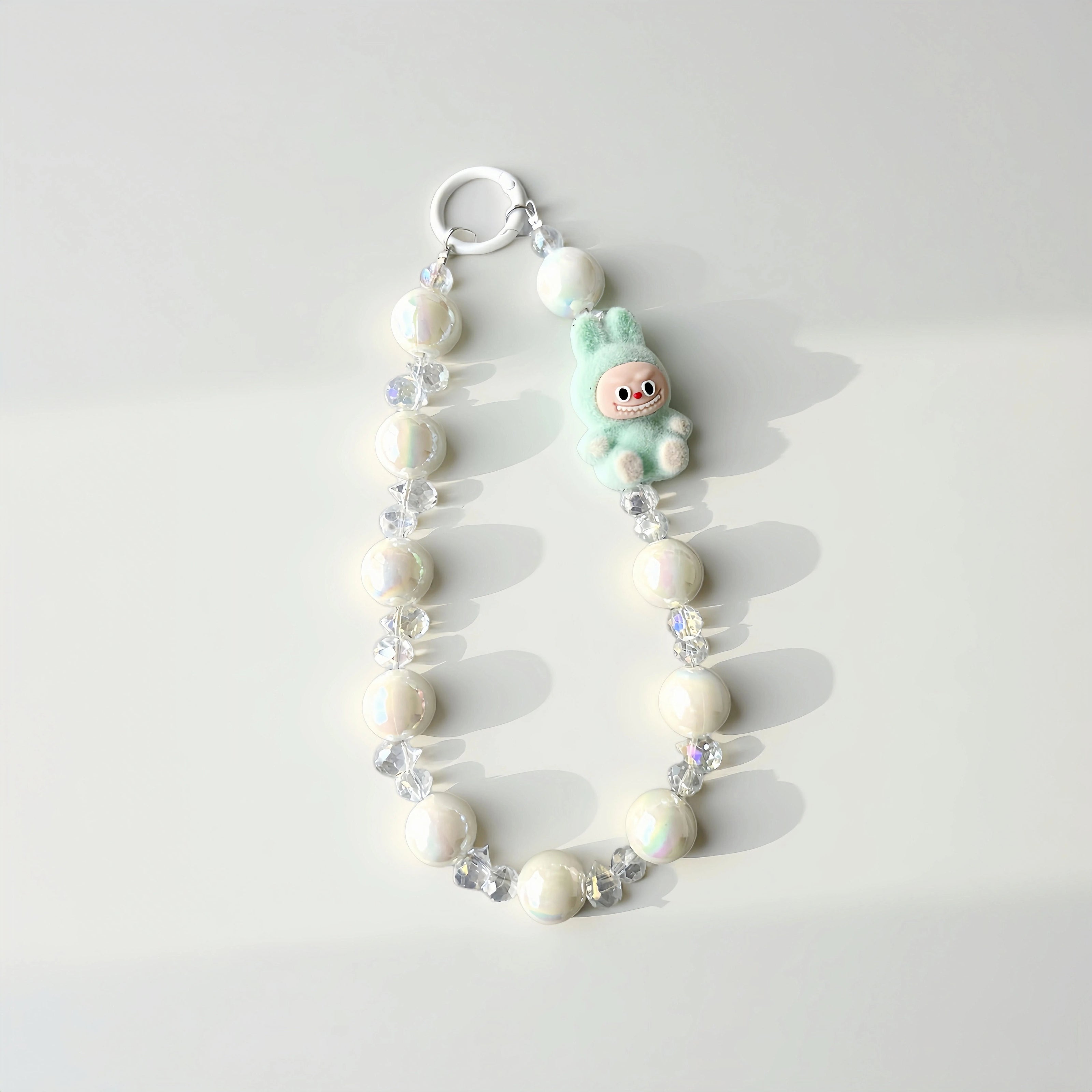 cute keychain bag ram/beaded keychains/phone chain/fashion accesory/cute toys/key charm/bag accessories bag lanyard